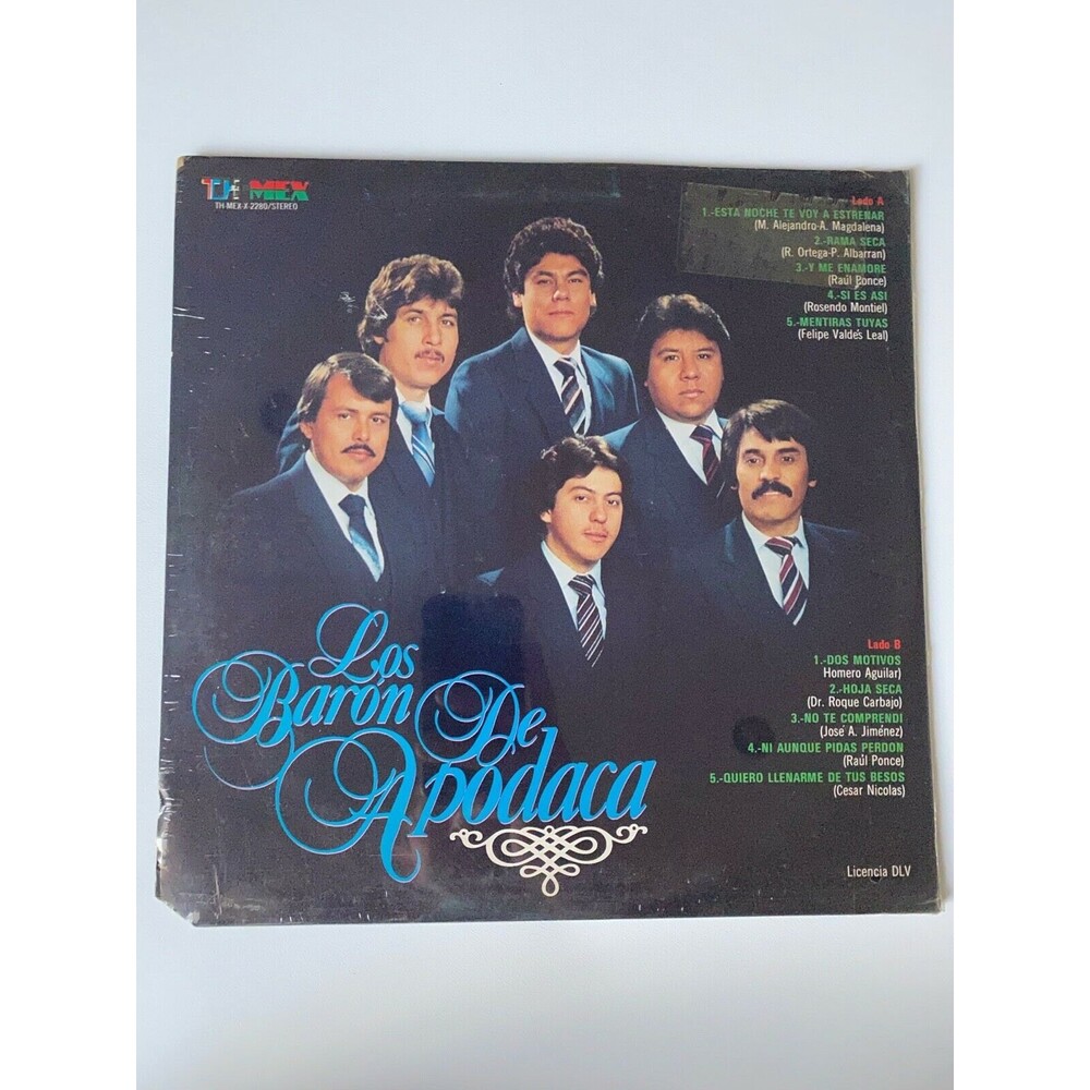 Los Baron De Apodaca Esta Noche Te Voy a Estrenar LP TH-MEX-X-2280 New Sealed